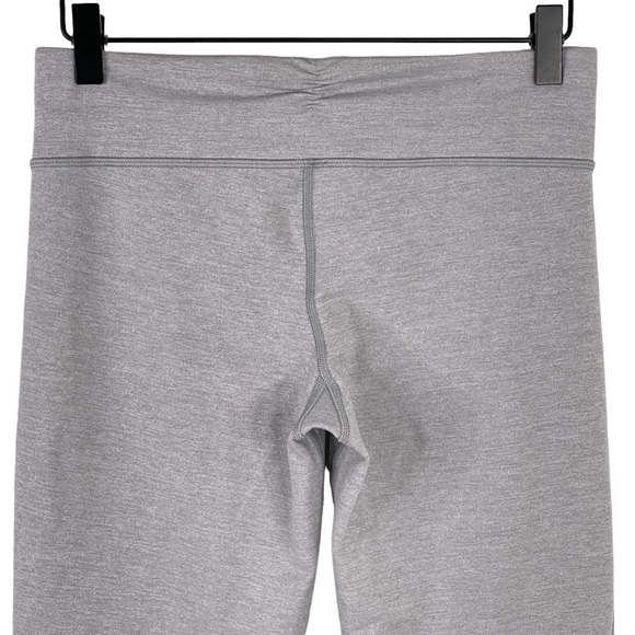 Lululemon Gather & Grow Crop Legging 6 Heathered Grey Split Hem Stretch Capri - Picture 7 of 11